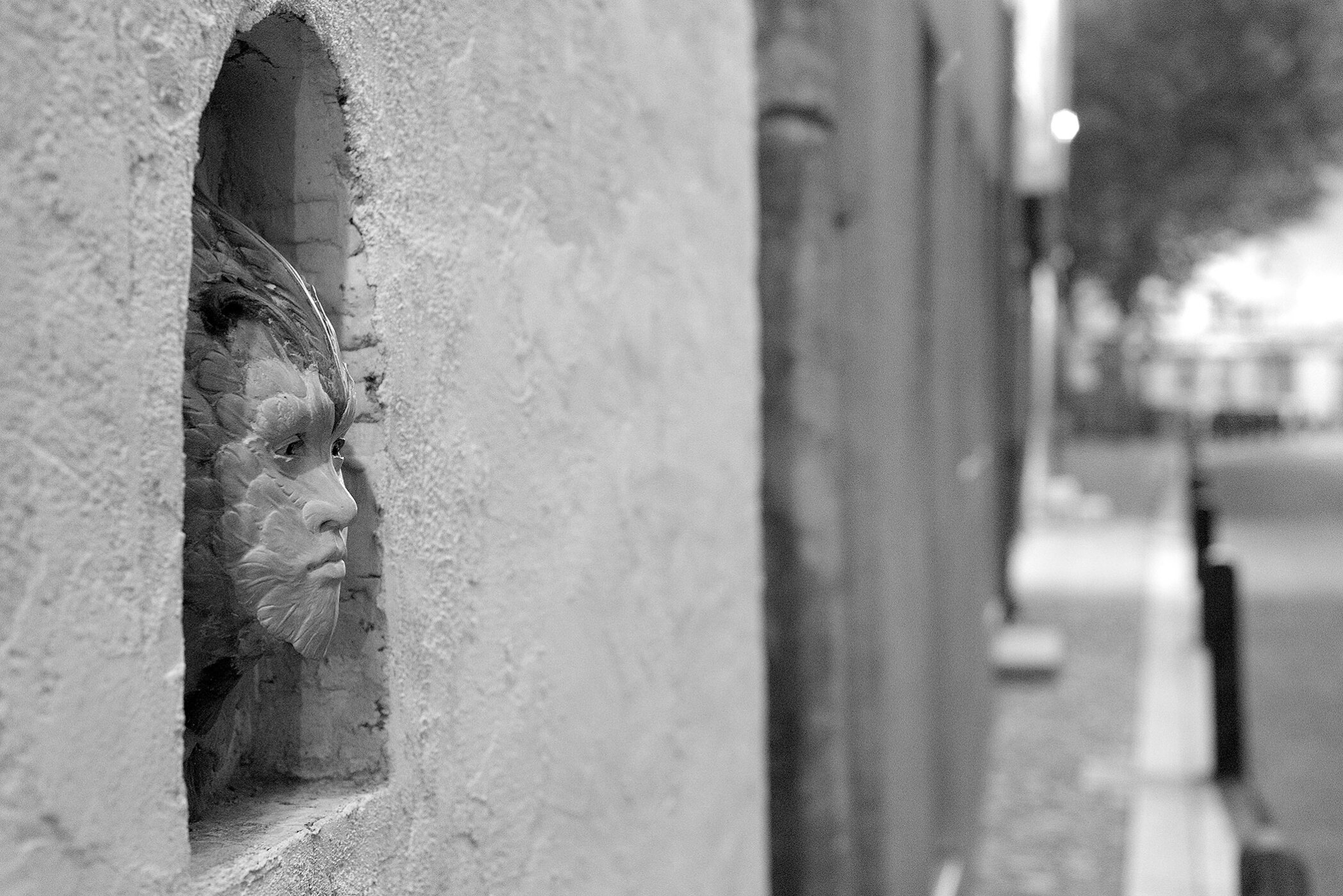 Meyrueis: A Wall Mask