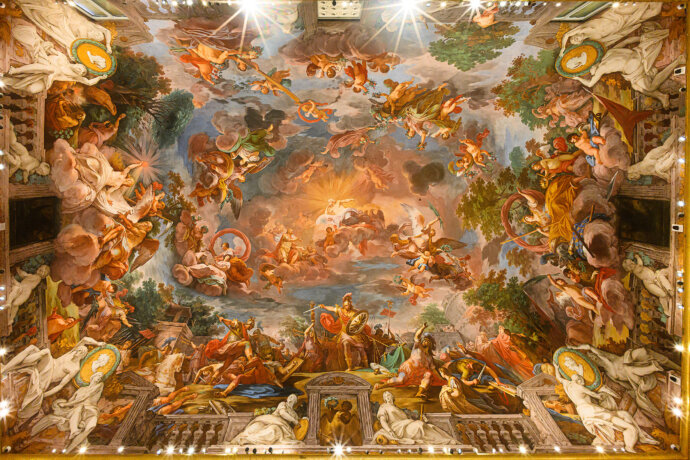 Roma, Galleria Borghese - Mariano Rossi: The apotheosis of Romulus (l'apoteosi di Romolo)